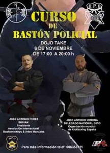 curso baston policial